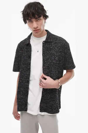 Topman Polo extragrande de tejido texturizado de