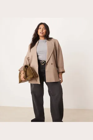 ASOS Americana color moca multiposición de Curve-Marrón