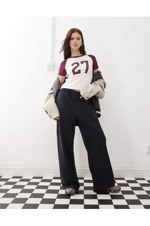 Weekday Joggers de corte suelto y pernera ancha de punto grueso de