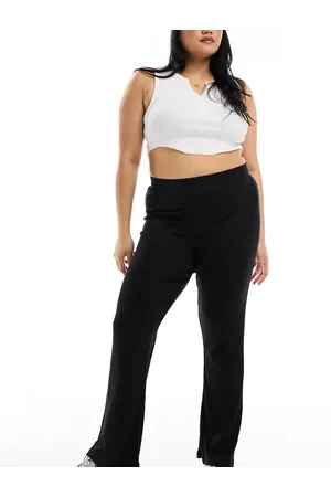 Noisy May Pantalones de campana negros de