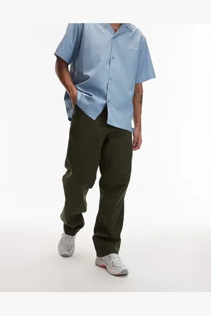 Carhartt Pantalones caquis de corte recto holgado Simple de -Verde