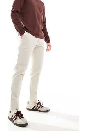 JJ Chinos beis claro de corte slim de -Neutro