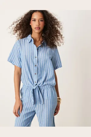JDY Camisa con detalle anudado en la parte delantera de (parte de un conjunto)
