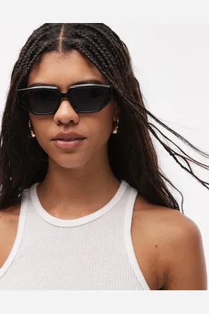 Topshop Gafas de sol negras de estilo ojos de gato angular Croatia de