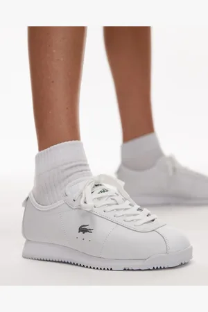Lacoste Zapatillas de deporte blancas de cuero Club Low de