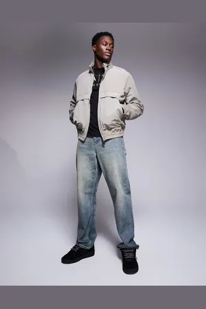 Armani Exchange Chaqueta cortavientos beis con textura gofrada de -Neutro