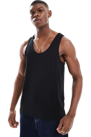 ASOS Camiseta sin mangas negra de