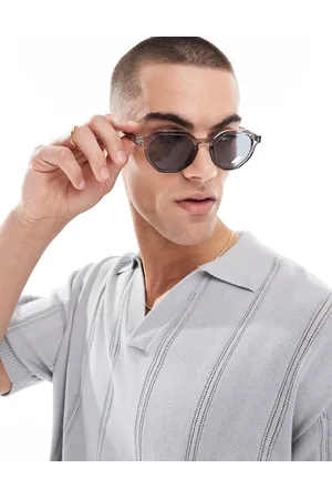 ASOS Gafas de sol grises hexagonales de