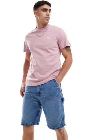 Lee Pantalones cortos holgados de estilo carpintero con lavado medio Double Knee de -Azul