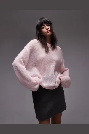 ARKET Jersey traslúcido de punto de mezcla de lana de mohair de