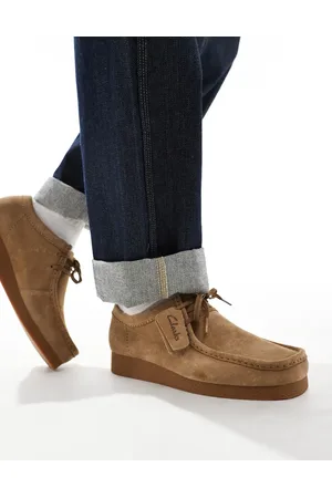 Clarks Zapatos Wallabee color oscuro EVO de Clarks-Beis neutro