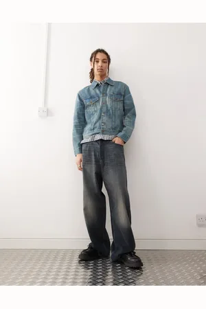 Weekday Chaqueta vaquera de estilo camionero con lavado de