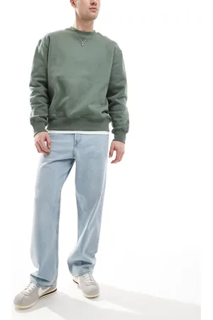 JACK & JONES Vaqueros rígidos y holgados con lavado azul claro Alex de