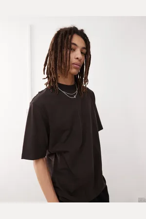 Weekday Camiseta holgado de punto liso grueso de