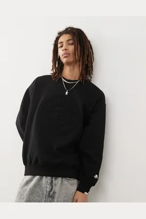 A Bathing Ape Sudadera negra con logo en relieve de