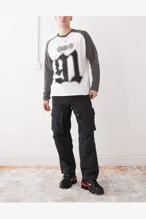 A Bathing Ape Pantalones negros cargo de