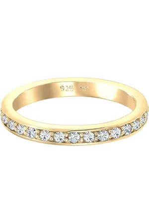 Elli Anillo de plata de ley 925 con cristales Memoire de