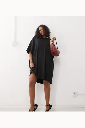 Noisy May Vestido estilo camiseta de corte cuadrado de