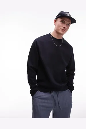 MANGO Sudadera con cuello redondo de