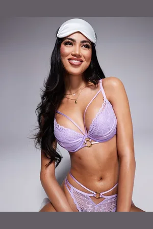 Ann Summers Sujetador escotado con relleno Compelling de -Morado