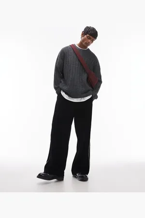 Topman Jersey holgado de canalé de