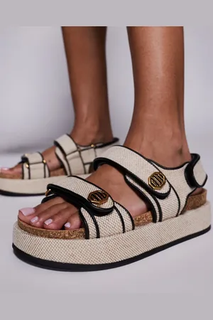 River Island Sandalias dad con suela gruesa de -Neutro