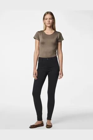 Pieces® Jeggings negros de