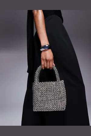 River Island Bolso de mano con cuentas de