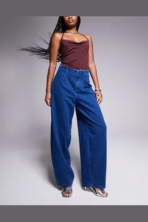 River Island Vaqueros de corte globo con lavado de