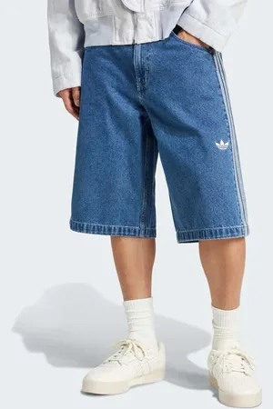 adidas Pantalones cortos vaqueros azul medio Firebird Adicolor de