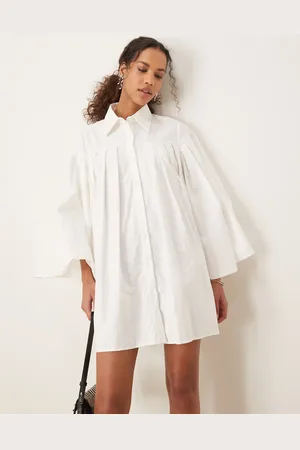 Ghospell Vestido corto plisado de