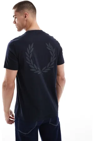 Fred Perry Camiseta con logo de corona de laurel Rear Powder de