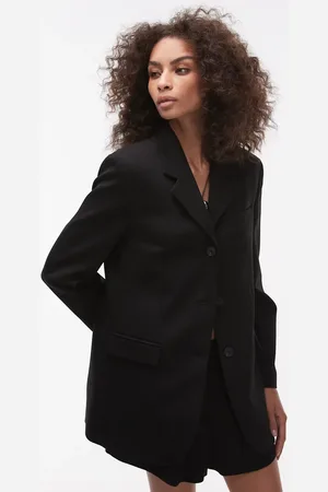MANGO Americana larga negra Capsule de (parte de un conjunto)