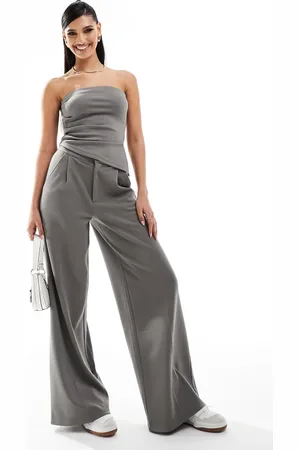 ASOS Pantalones de vestir de pernera ancha de (parte de un conjunto)