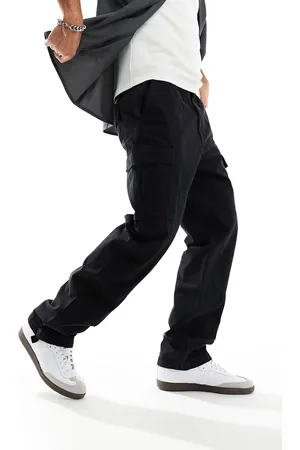 Dickies Pantalones cargo negros Johnson de