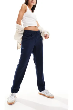 VERO MODA Pantalones de corte tapered de mezcla de lino de