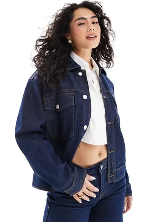 Pieces® Chaqueta vaquera de estilo camionero de (parte de un conjunto)