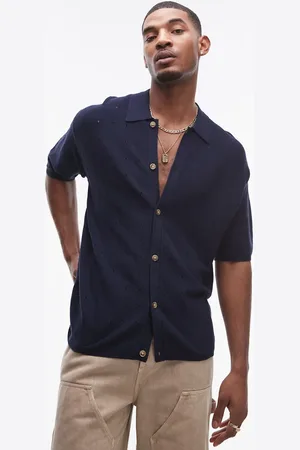 Topman Polo de pointelle de
