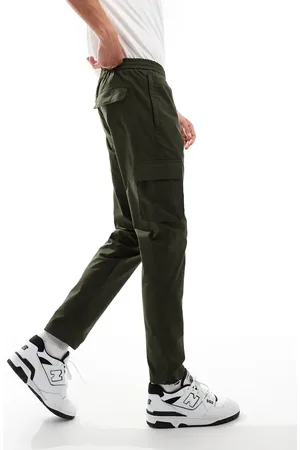 Only & Sons Pantalones cargo caquis técnicos de corte tapered de -Verde