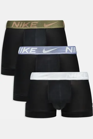 Nike Pack de 3 calzoncillos negros con cinturillas en contraste Dri-FIT Essential Microfibre de