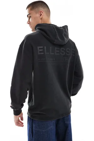 Ellesse Sudadera negra con capucha Marotta de
