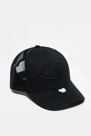 Von Dutch Gorra negra estilo camionero Boston de