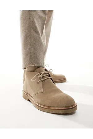 Schuh Zapatos beis con cordones de ante Dace de -Neutro
