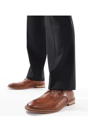 ASOS Zapatos Derby color tostado con cordones de cuero de -Marrón