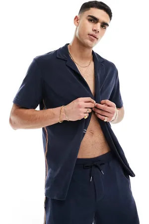 Paul Smith Camisa con cuello de solapas de tejido rizado de Paul Smith