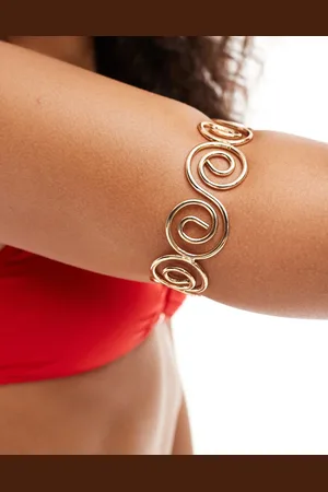ASOS Brazalete con diseño de espirales de