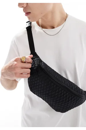 ASOS Riñonera guateada en de -Blanco