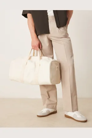 ASOS Bolso de viaje color de lona de -Blanco