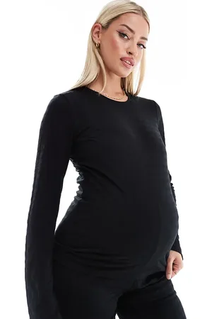 Mama;licious Top con mangas acampanadas de tejido texturizado de Mamalicious Maternity (parte de un conjunto)