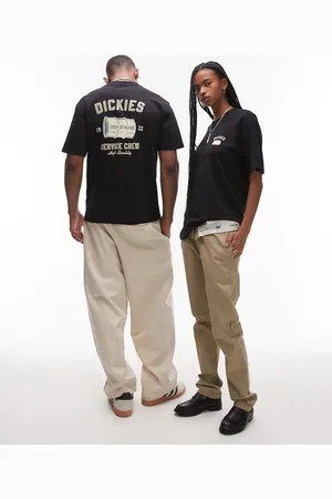 Dickies Camiseta negra con estampado gráfico trasero "Service screw" de